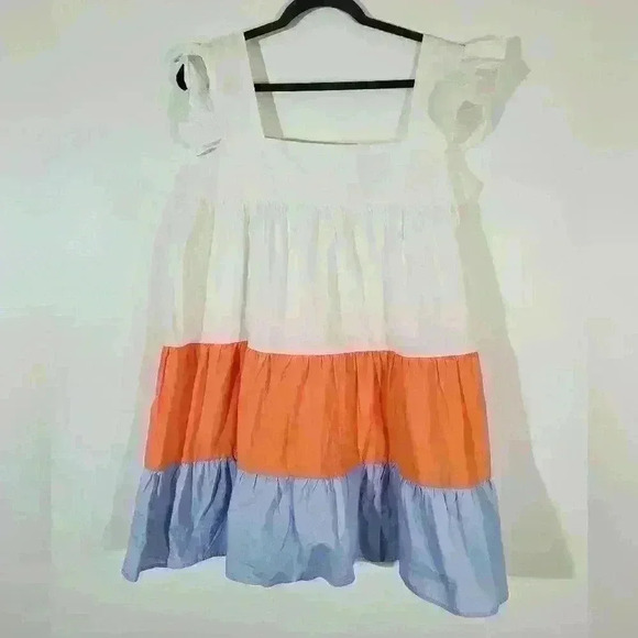 ALTAR'D STATE Tierd Colorblock Maci Style but is a Mini Ruffle Sleeve - Picture 2 of 5